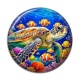 Cabochon Résine - tortue de mer