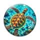 Cabochon Verre - tortue de mer