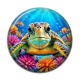 Cabochon Résine - tortue de mer