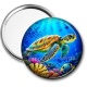 Miroir de poche - tortue de mer