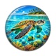Cabochon Résine - tortue de mer