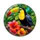 Cabochon Résine - toucan