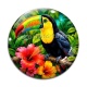 Cabochon Verre - toucan