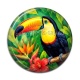 Cabochon Résine - toucan