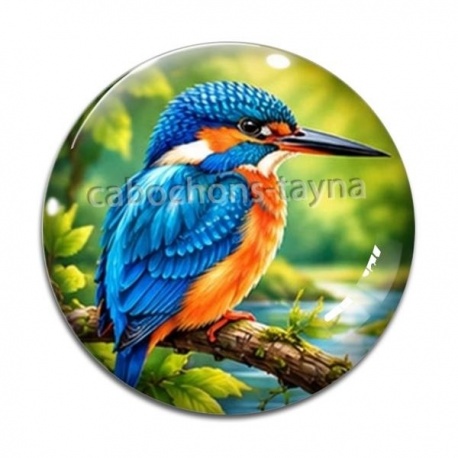 Cabochon Verre - oiseaux