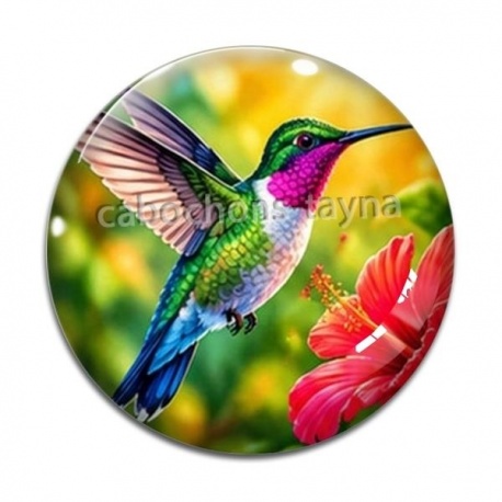 Cabochon Verre - oiseaux