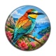 Cabochon Résine - oiseaux