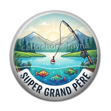 Cabochon Résine - super grand père