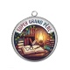 Pendentif Cabochon Argent - super grand père