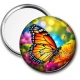 Miroir de poche - papillon