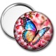 Miroir de poche - papillon