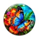 Cabochon Verre - papillon