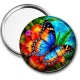 Miroir de poche - papillon