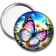 Miroir de poche - papillon