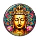 Cabochon Résine - bouddha méditation
