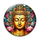 Cabochon Verre - bouddha méditation