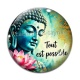Cabochon Verre - méditation proverbe Tout est possible
