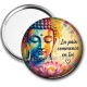 Miroir de poche - méditation La paix commence en toi 