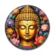 Cabochon Résine - bouddha méditation