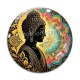 Cabochon Verre - bouddha méditation