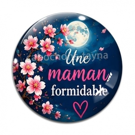 Cabochon Verre -  une maman formidable