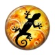 Cabochon Résine - salamandre