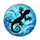 Cabochon Résine - salamandre
