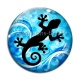Cabochon Verre - salamandre