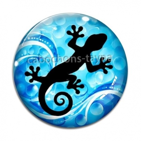 Cabochon Verre - salamandre
