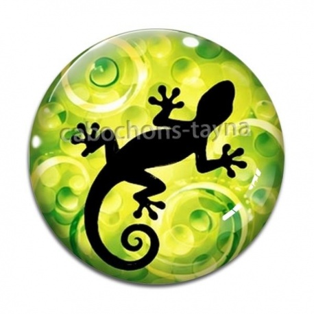 Cabochon Verre - salamandre