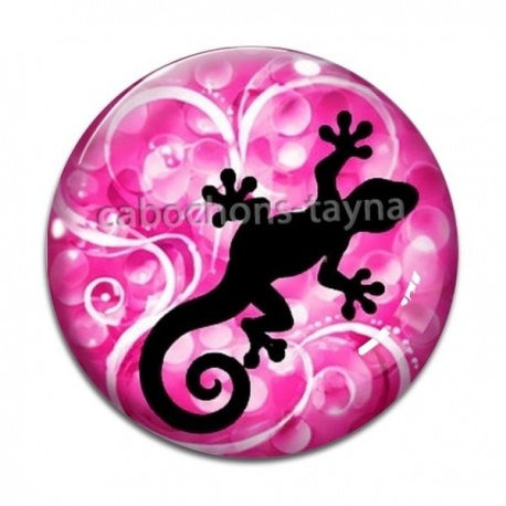 Cabochon Verre - salamandre
