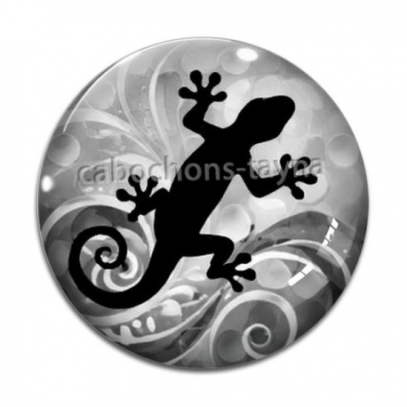 Cabochon Verre - salamandre