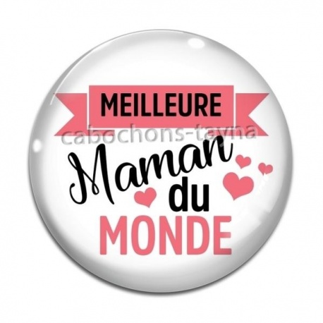 Cabochon Verre - meilleure maman