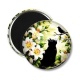 Magnet's - chat noir fleur