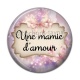Cabochon Résine - mamie d'amour