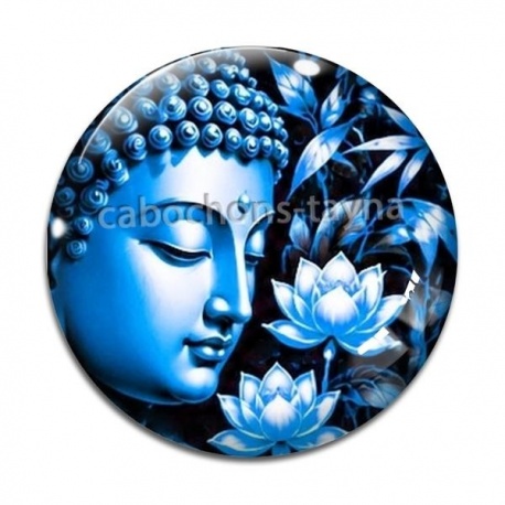 Cabochon Verre -  méditation