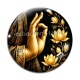 Cabochon Verre - la main de bouddha