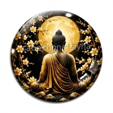 Cabochon Verre - méditation
