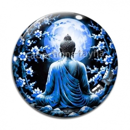 Cabochon Verre - méditation