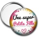 Miroir de poche - une super petite fille
