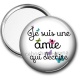 Miroir de poche - amie qui déchire