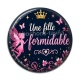Cabochon Résine - une fille formidable