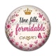 Cabochon Résine -  une fille formidable