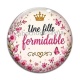 Cabochon Verre -  une fille formidable