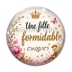 Cabochon Verre -  une fille formidable
