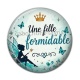 Cabochon Résine -  une fille formidable