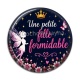 Cabochon Résine - une petite fille formidable