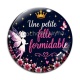 Cabochon Verre - une petite fille formidable