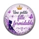 Cabochon Résine - une petite fille formidable