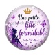 Cabochon Verre - une petite fille formidable